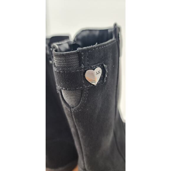 MK Michael Kors Anthem Toddler Black Zip Up Boots Size 7 - Picture 8 of 10